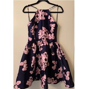 L’ATISTE Cherry Blossom Backless Dress